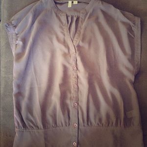 Plum colored blouse from Nordstroms