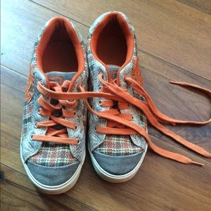 DC Chelsea plaid sneakers women's