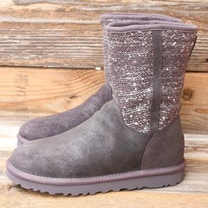 grey glitter uggs