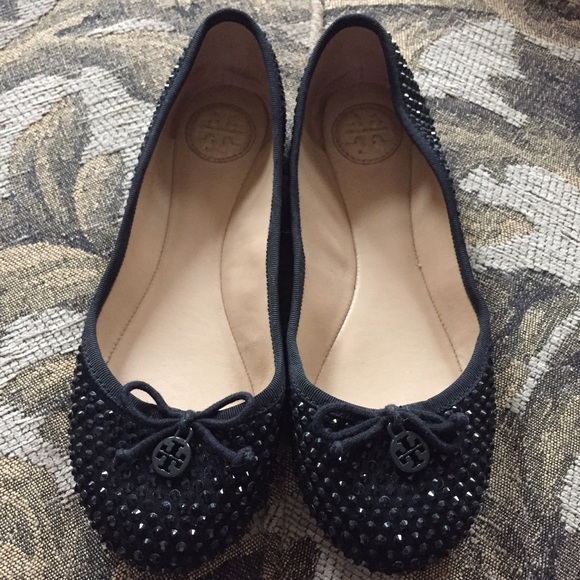 Tory Burch Crystal Chelsea Ballet Flat