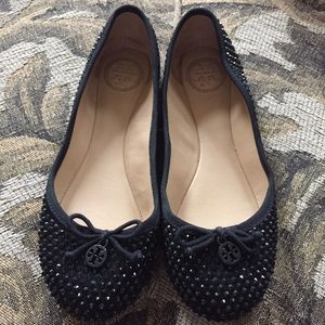 Tory Burch Crystal Chelsea Ballet Flat