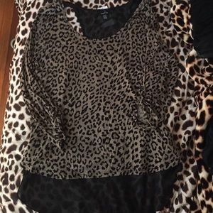 Leopard long sleeve shirt