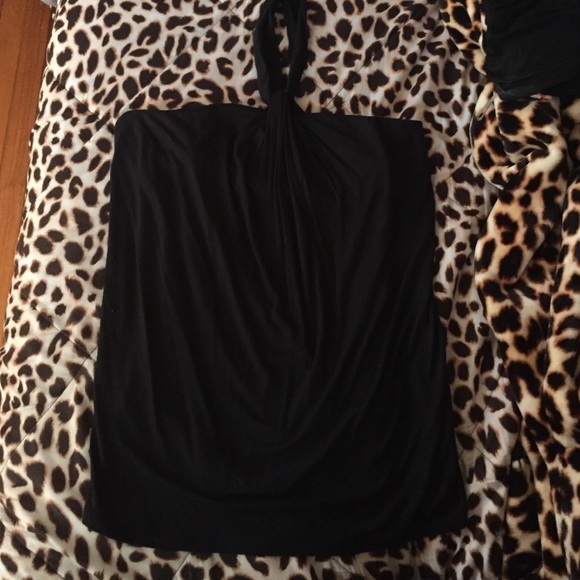 Black fancy tank top