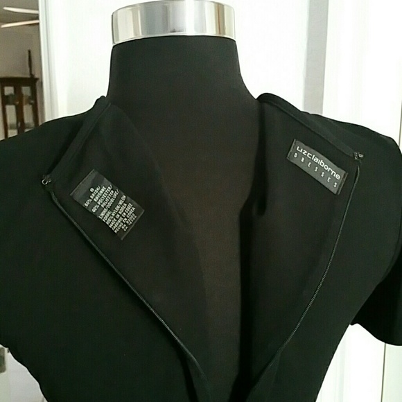 Sold out ! LIZ CLAIBORNE BLACK MAXI DRESS SIZE S - Picture 4 of 4