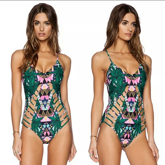 TEMP OUT OF STOCK** NEW MONOKINI ONE PIECE - Picture 2 of 3