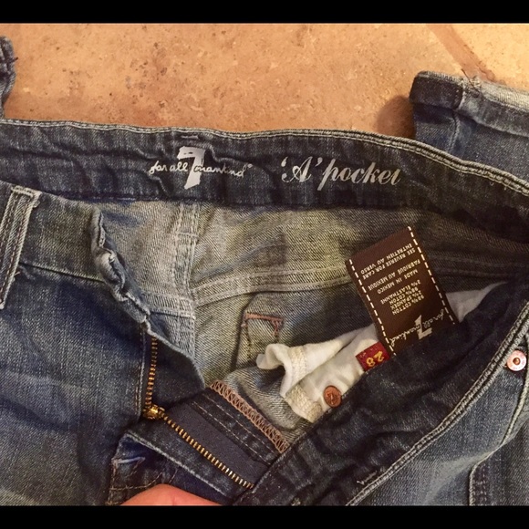 7 for all Mankind Bootcut A Pocket Jeans - Picture 2 of 3