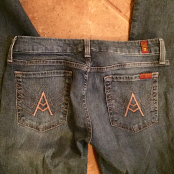 7 for all Mankind Bootcut A Pocket Jeans - Picture 3 of 3
