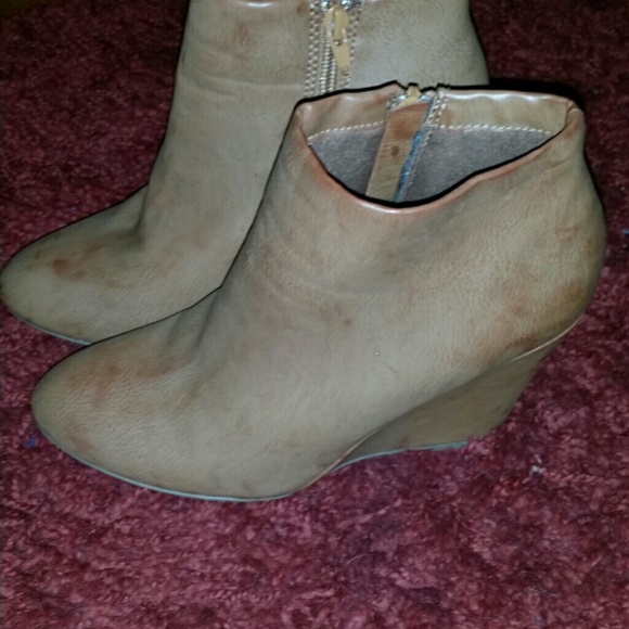 Distressed Ankle Boots