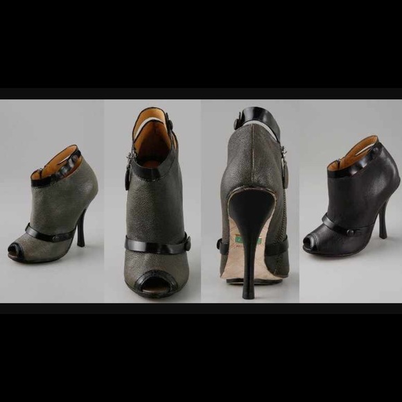 L.A.M.B. Shoes - L.A.M.B. Peep Toe Booties