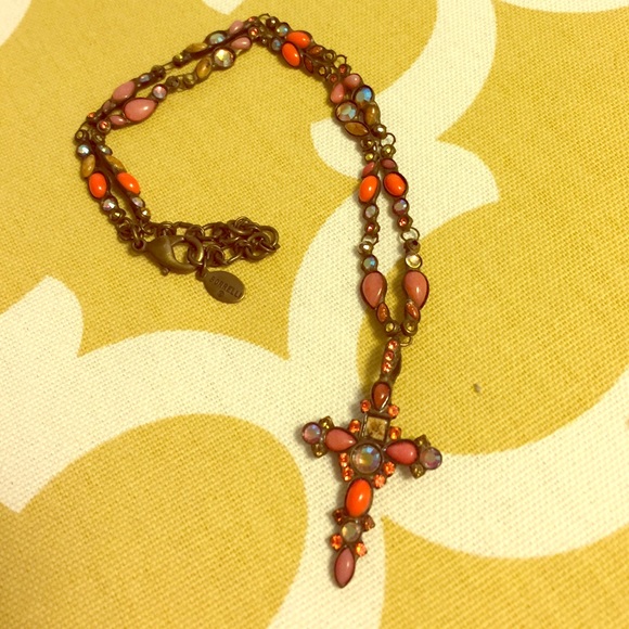 Beautiful Sorrelli Vintage Cross Necklace
