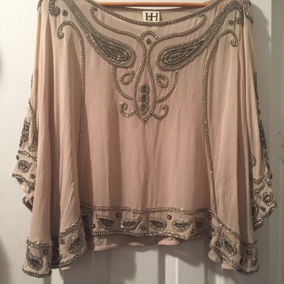 Haute Hippie Embellished Top - Picture 1 of 4