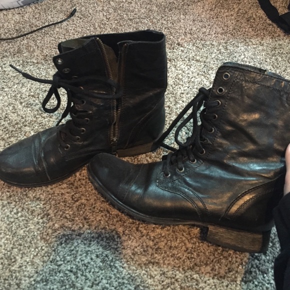 Steve Madden combat boots