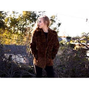 Buuuutifil Burning Man Festival Fur Cheetah Jacket