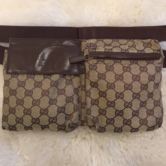 gucci logo fanny pack