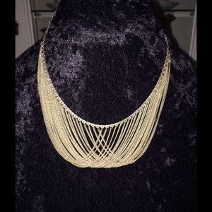 Silver Chain Drop Necklace