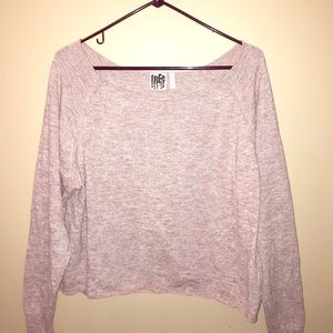Free press scoop neck cotton sweater