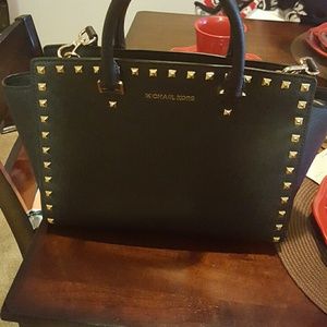 ...TRADE  Michael kors large studded selma