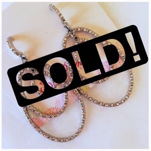 *SOLD* | BLINGY dramatic statement earrings |