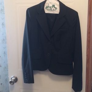 Ann Taylor loft black suit top blazer