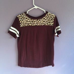 Victoria's Secret pink cheetah shirt