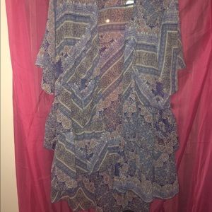 Short sleeve cardigan