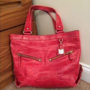Crocodile red Dooney and Bourke Purse