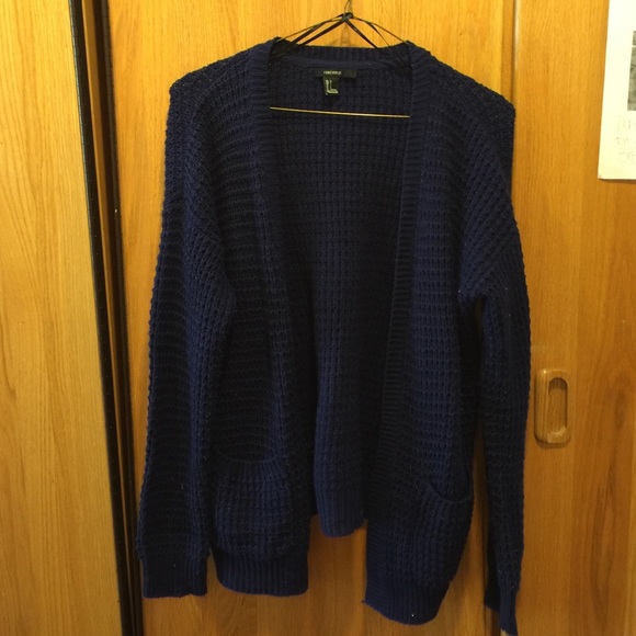 Navy blue sweater from Forever 21