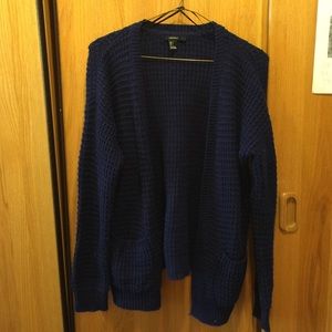 Navy blue sweater from Forever 21