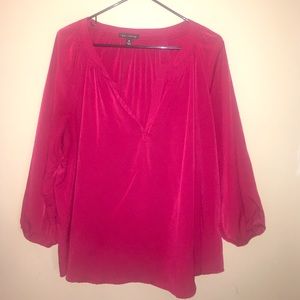 Flowy Red Willi Smith business casual top