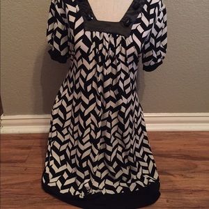 Medium Black and White Dress