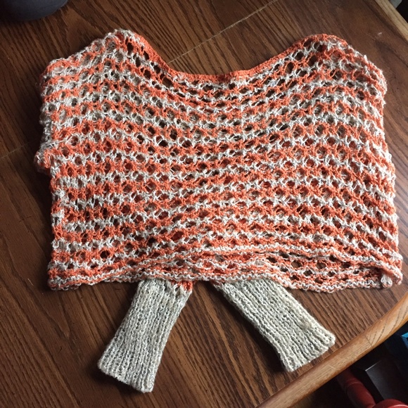 Free People Crop Top Net Sweater - Women's S - Picture 3 of 3