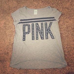 PINK studded tee