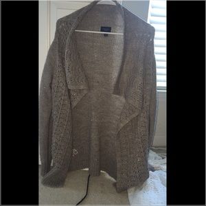 Tan and gold sweater