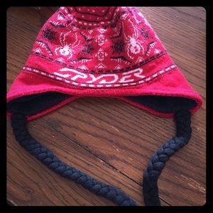 Spyder ski hat.