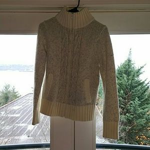 A wool Michel Klein zip up sweater