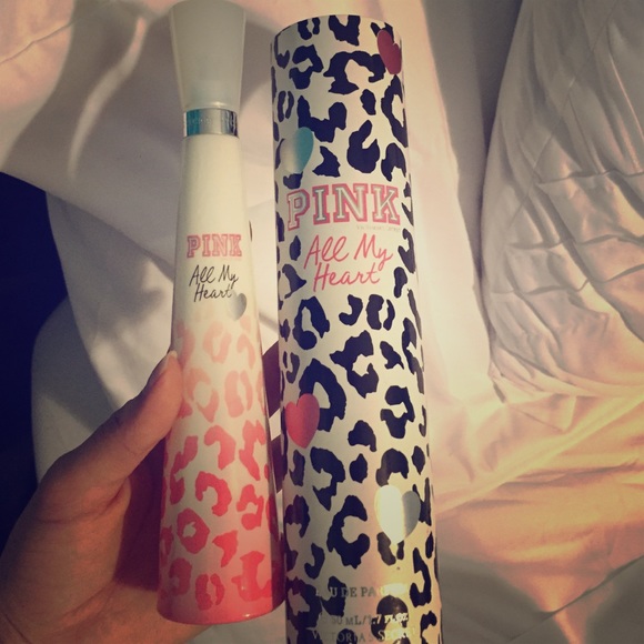 Pink "all my heart" perfume