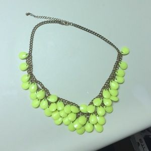 Neon yellow necklace