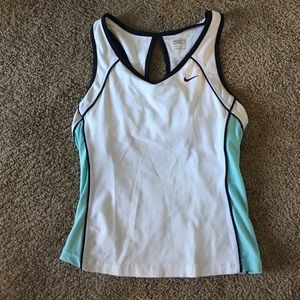 Nike sport top with built in bra