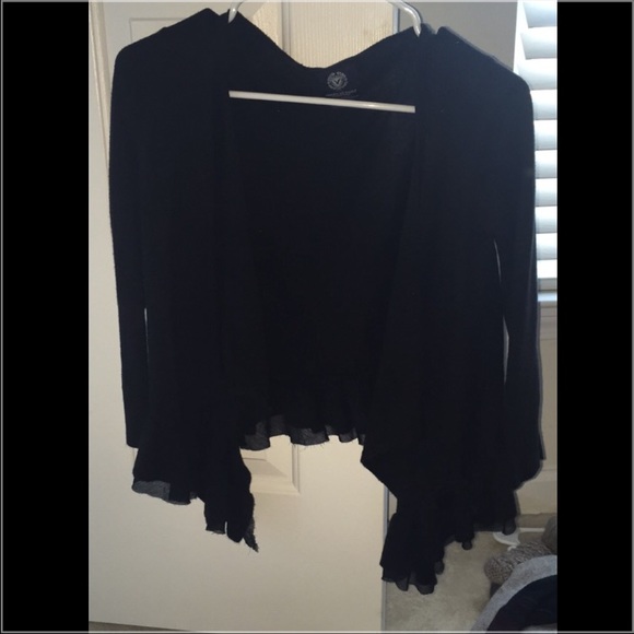 Black cardigan