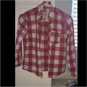 Checkered button up flannel