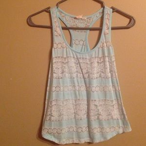 Blue Lace Pacsun Top