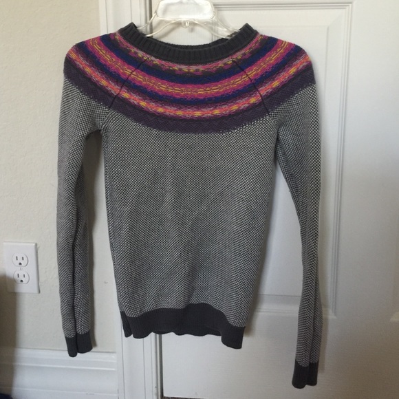 Thick multi colored sweater - Picture 1 of 4