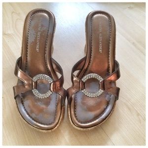 Athena Alexander Cork Wedges