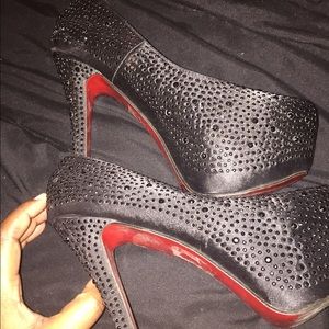 Black high heels