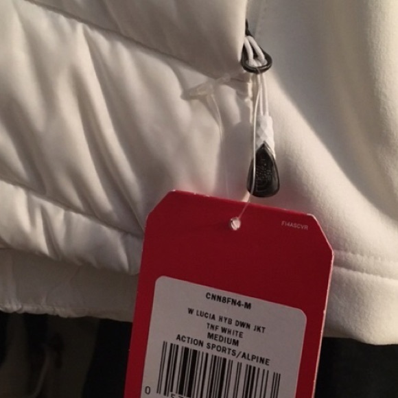 ❌sold North Face white lucia hybrid jacket - Picture 3 of 4