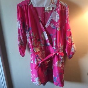 Yumi Kim Liz Romper in Pink Japanese