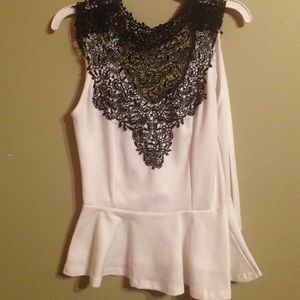 Charlotte Russe Peplum Top