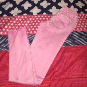 Aeropostale pink skinny jeans!