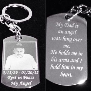 Memorial DogTag Necklace or Keychain