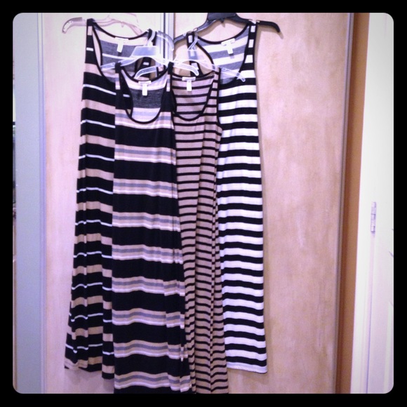 BUNDLED Striped Maxi Dresses - Picture 1 of 3